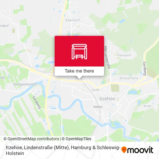 Карта Itzehoe, Lindenstraße (Mitte)