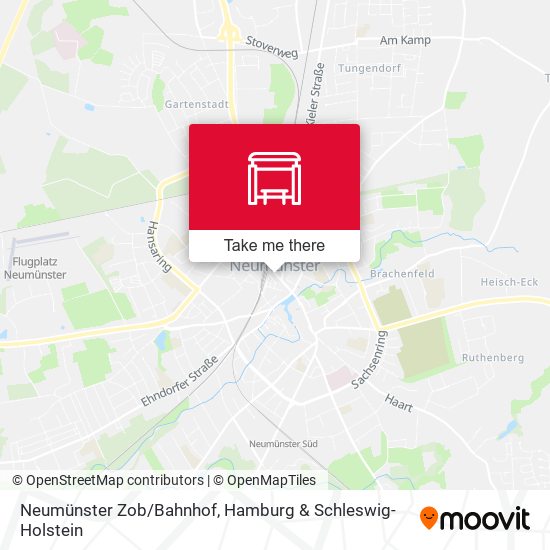 Neumünster Zob/Bahnhof map