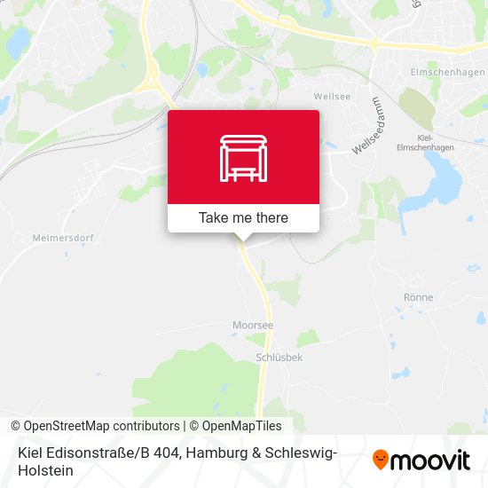 Kiel Edisonstraße/B 404 map
