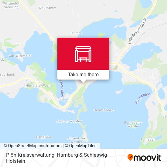 Plön Kreisverwaltung map