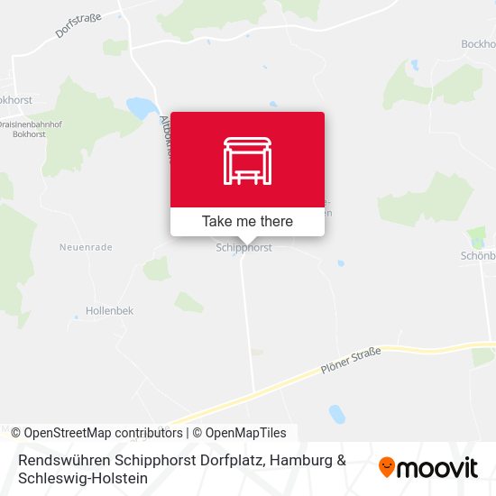Rendswühren Schipphorst Dorfplatz map