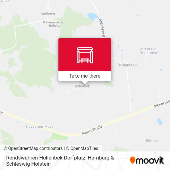 Rendswühren Hollenbek Dorfplatz map