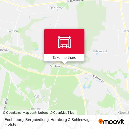 Карта Escheburg, Bergsiedlung