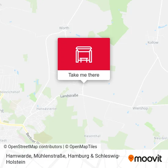 Карта Hamwarde, Mühlenstraße