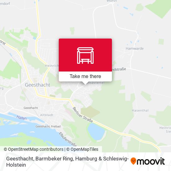 Geesthacht, Barmbeker Ring map