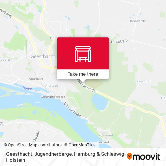Карта Geesthacht, Jugendherberge