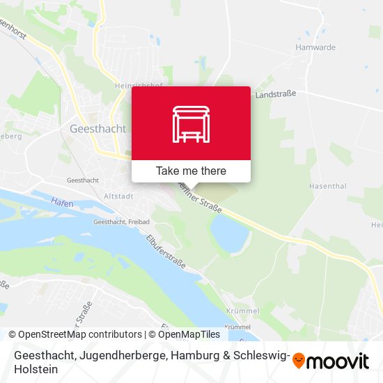 Geesthacht, Jugendherberge map