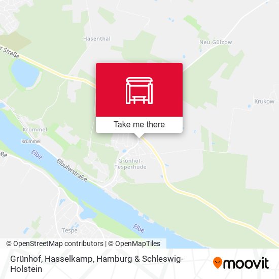 Grünhof, Hasselkamp map