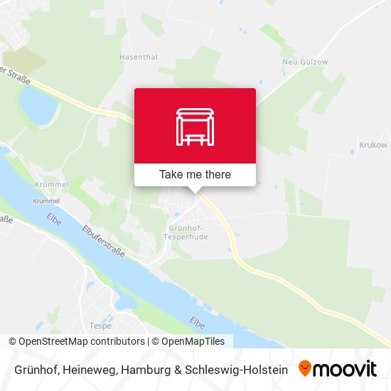 Grünhof, Heineweg map