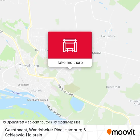 Карта Geesthacht, Wandsbeker Ring