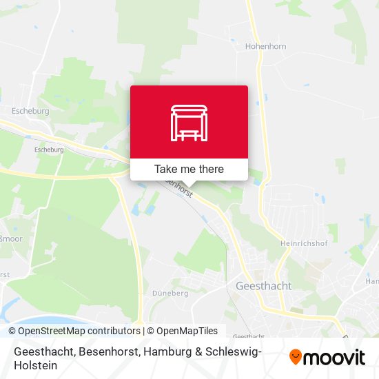 Geesthacht, Besenhorst map
