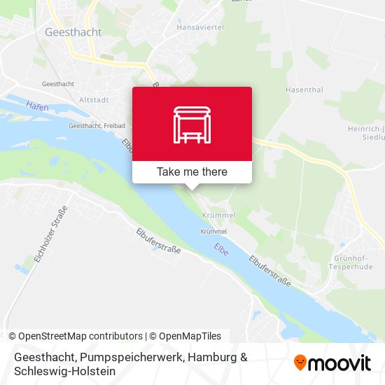 Geesthacht, Pumpspeicherwerk map