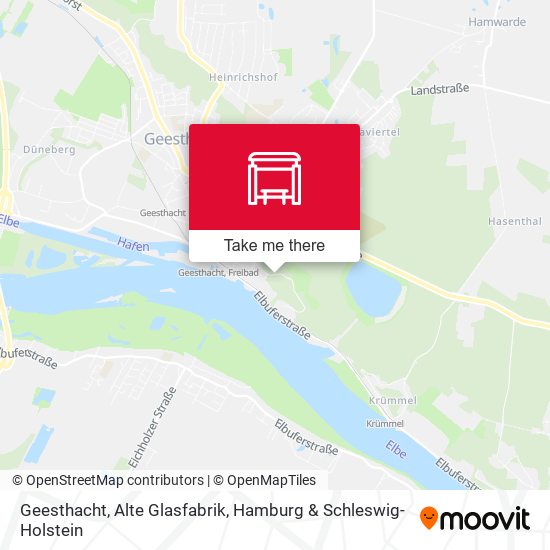 Geesthacht, Alte Glasfabrik map