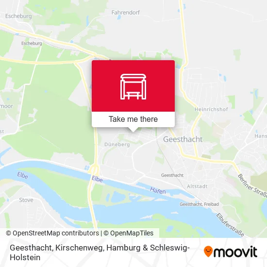 Карта Geesthacht, Kirschenweg