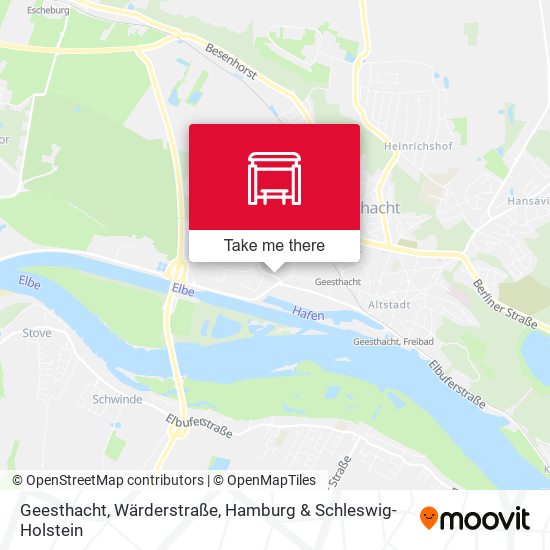 Geesthacht, Wärderstraße map