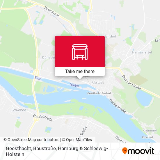 Geesthacht, Baustraße map