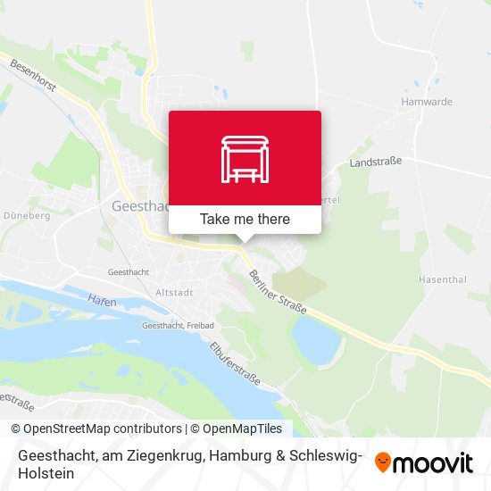 Geesthacht, am Ziegenkrug map