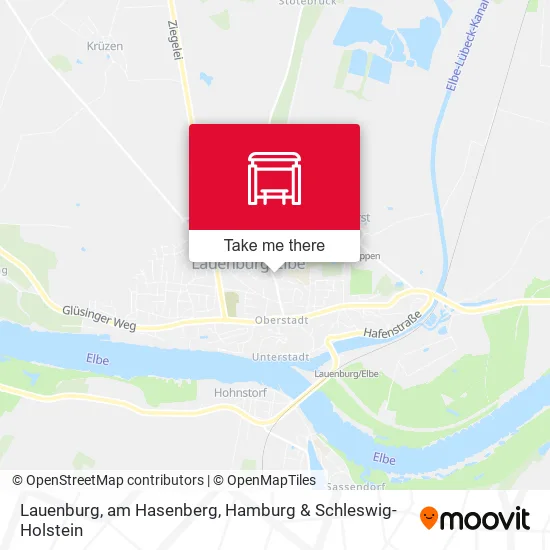 Карта Lauenburg, am Hasenberg
