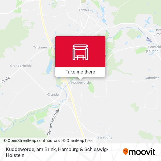 Kuddewörde, am Brink map