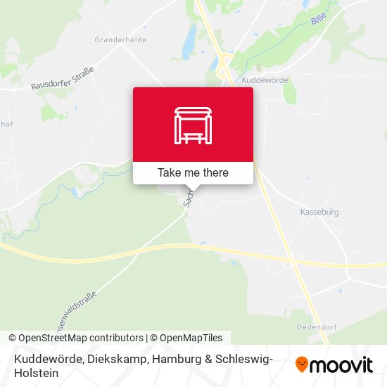 Kuddewörde, Diekskamp map