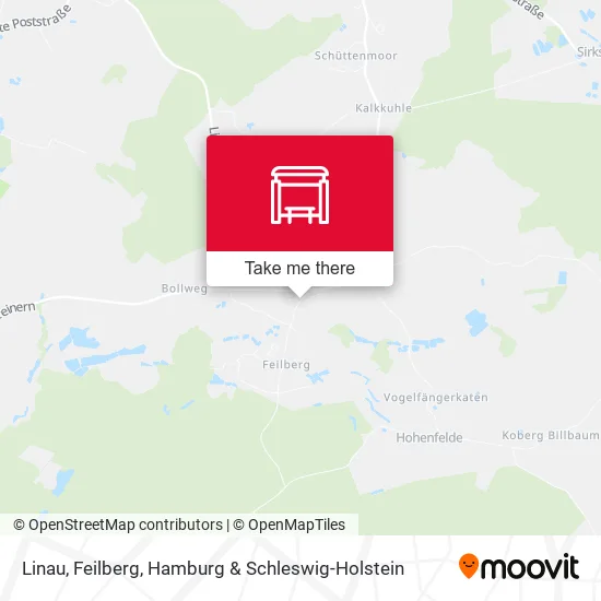 Карта Linau, Feilberg