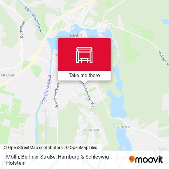 Mölln, Berliner Straße map
