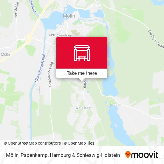 Карта Mölln, Papenkamp