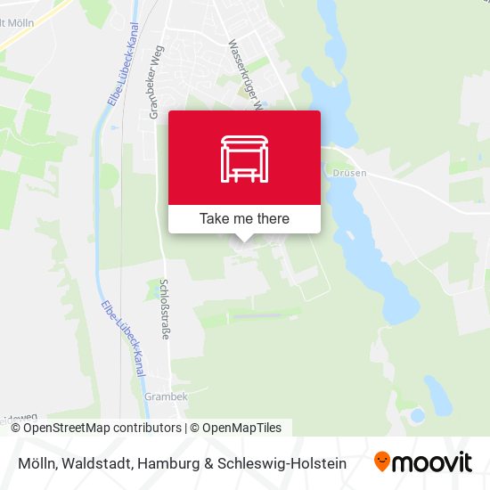 Mölln, Waldstadt map