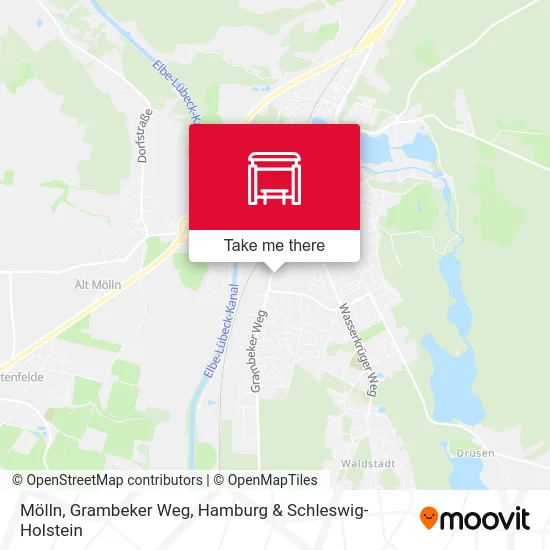 Карта Mölln, Grambeker Weg