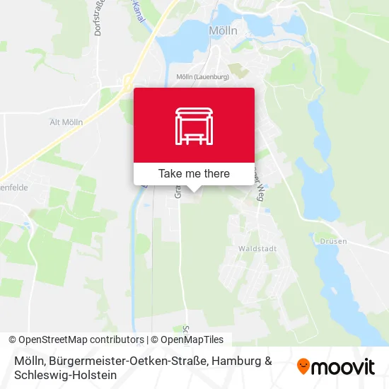 Карта Mölln, Bürgermeister-Oetken-Straße