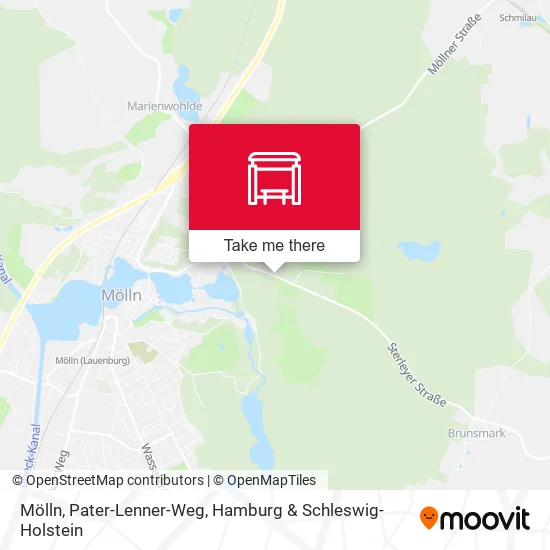 Карта Mölln, Pater-Lenner-Weg