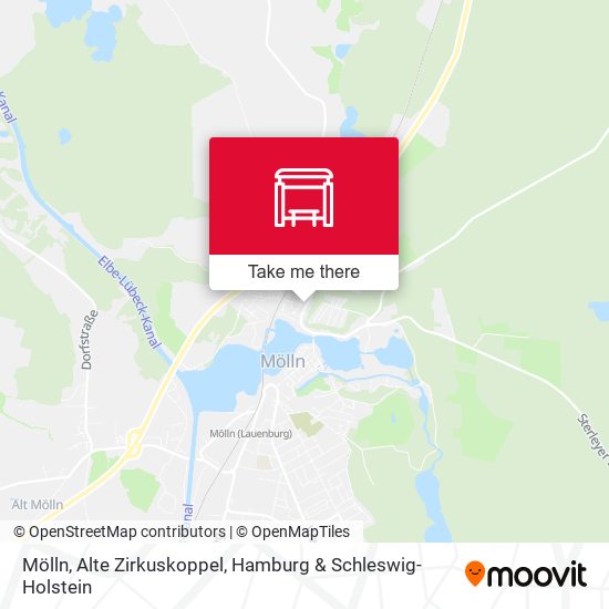 Mölln, Alte Zirkuskoppel map