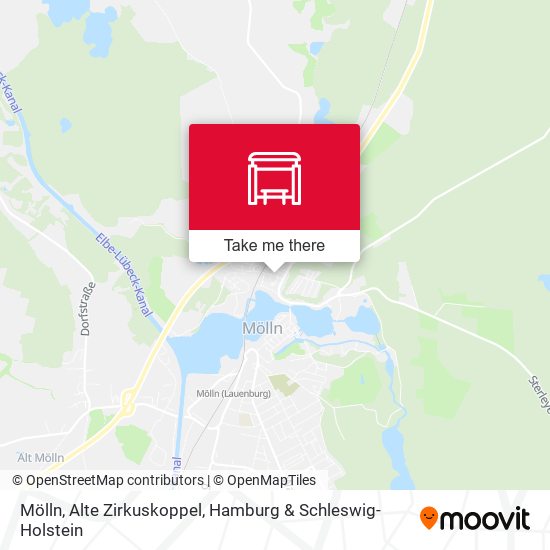 Mölln, Alte Zirkuskoppel map