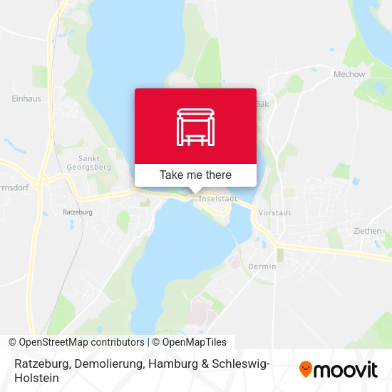 Карта Ratzeburg, Demolierung