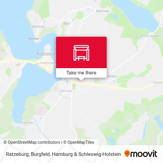 Ratzeburg, Burgfeld map