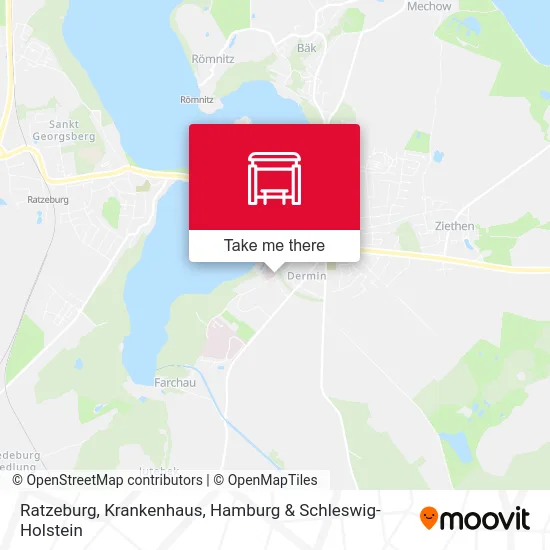 Ratzeburg, Krankenhaus map