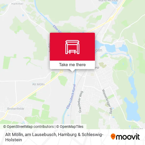 Карта Alt Mölln, am Lausebusch
