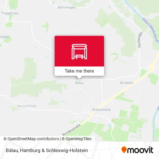 Карта Bälau