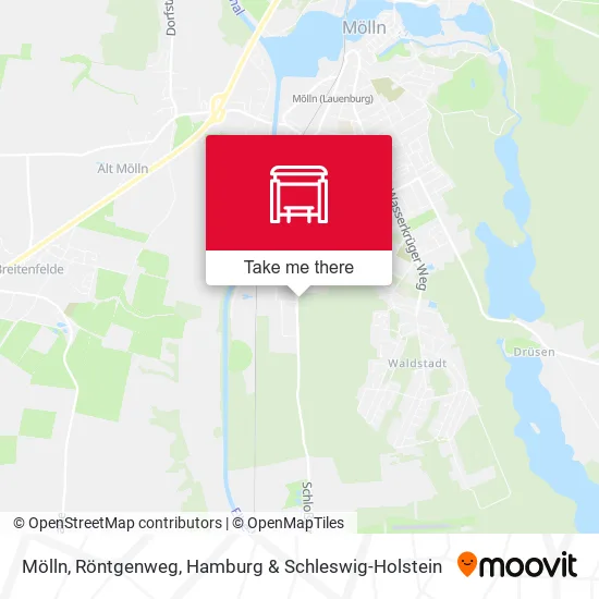 Карта Mölln, Röntgenweg