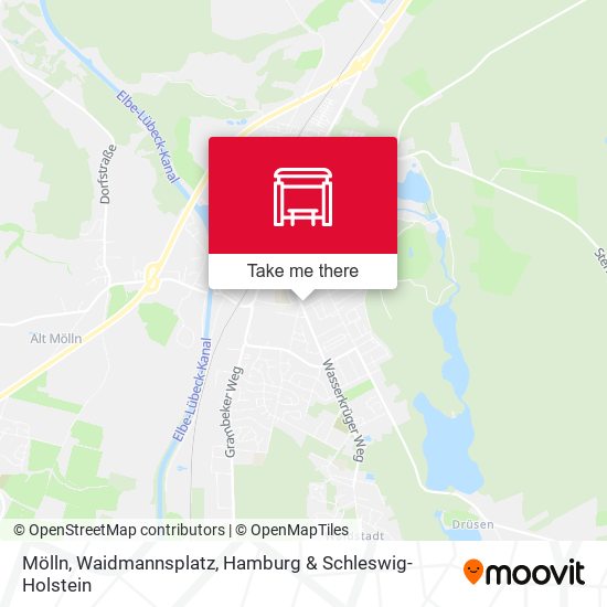 Mölln, Waidmannsplatz map