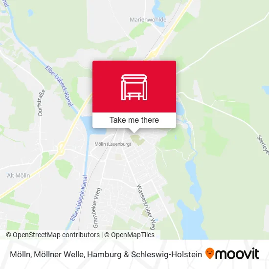 Карта Mölln, Möllner Welle