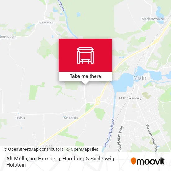 Карта Alt Mölln, am Horsberg