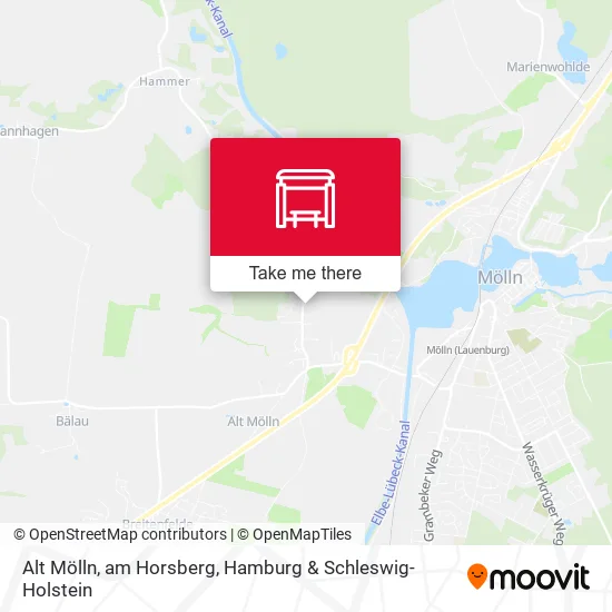 Карта Alt Mölln, am Horsberg