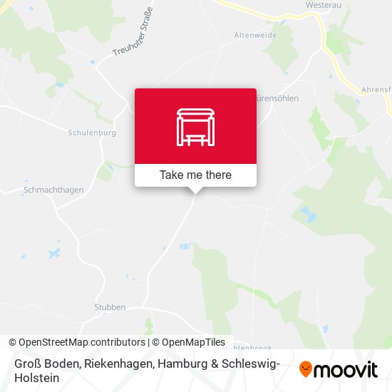 Groß Boden, Riekenhagen map