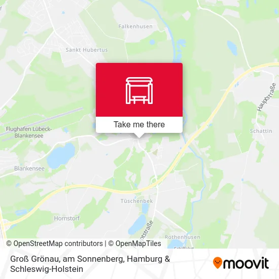 Карта Groß Grönau, am Sonnenberg