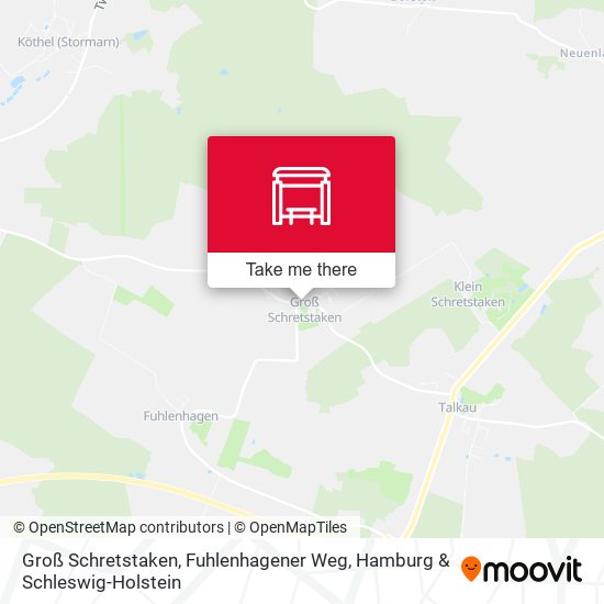 Groß Schretstaken, Fuhlenhagener Weg map