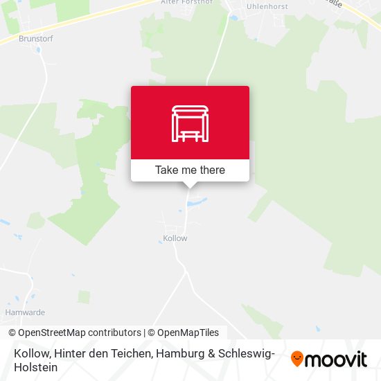 Kollow, Hinter den Teichen map