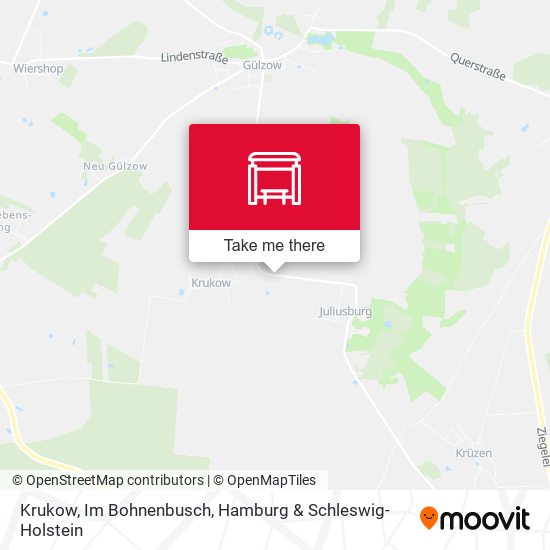 Krukow, Im Bohnenbusch map