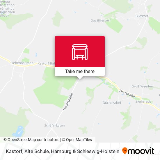 Kastorf, Alte Schule map