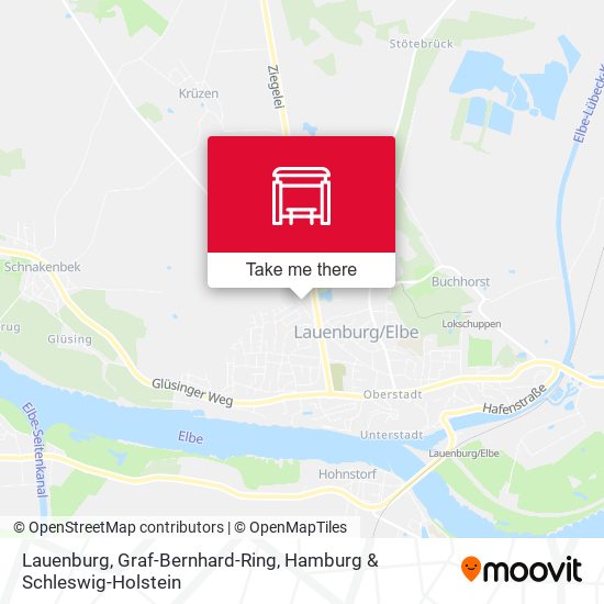 Lauenburg, Graf-Bernhard-Ring map